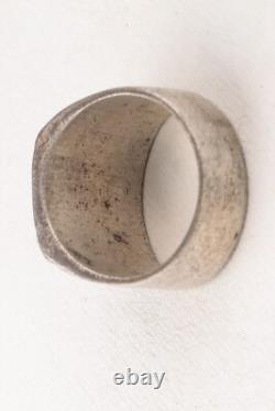 Insigne de période de guerre des tankistes allemands WW2, artefact de champ de bataille Allemagne WWII Schw
