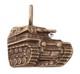 Insigne En Argent Tank 835 Wwii Allemand Badge Force Blindée Pendentif Panzer Armée Allemande