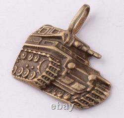 Insigne en argent Tank 835 WWII Allemand Badge Force Blindée Pendentif Panzer Armée Allemande