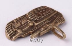 Insigne en argent Tank 835 WWII Allemand Badge Force Blindée Pendentif Panzer Armée Allemande