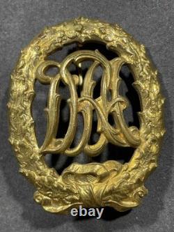 Insigne sportif allemand DRA, échelon or, armée de terre (Heer), époque de la République de Weimar, avant la Seconde Guerre mondiale