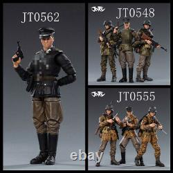 Joytoy 1/18 Ww II Armée Allemande Soldat Figure Set Camouflage Trio Officier Soldat