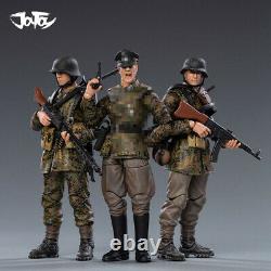 Joytoy 1/18 Ww II Armée Allemande Soldat Figure Set Camouflage Trio Officier Soldat