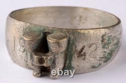 Jumelles 1942 WW2 Lunettes de champ Anneau allemand WWII Armée allemande Wehrmacht Gothique