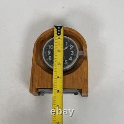 Junghans J30D horloge de tableau de bord allemande de la Seconde Guerre mondiale, 8 jours, non fonctionnelle