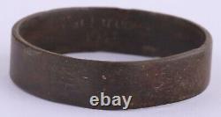 Karlsruhe 1941 Allemand Ww2 Wwii Ww1 Wwi Ring Mans Militaire Bijouterie Allemagne Armée