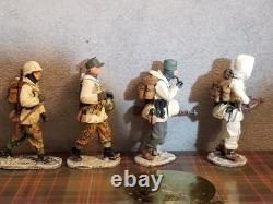 King & Country Armée Allemande WWII Batstone Hiver'44 BBG014 Lot de 4 (RETIRÉ)