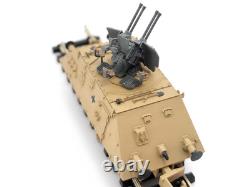 Kit de 3 voitures de draisine blindée de l’armée allemande à l’échelle N avec motorisation, Seconde Guerre mondiale