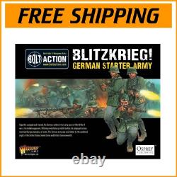 Kit de construction et de peinture pour l'armée allemande de la Seconde Guerre mondiale, ensemble Bolt Action de 1000 points