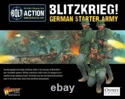 Kit de construction et de peinture pour l'armée allemande de la Seconde Guerre mondiale, ensemble Bolt Action de 1000 points