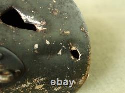 Kit de cuisine en aluminium de l'armée allemande d'origine de la Seconde Guerre mondiale / type italien / avec dommages de bataille