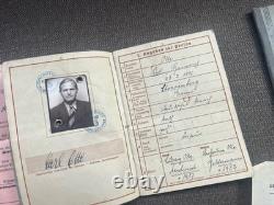 LOT (3) Original WWI WWII Soldat Allemand Wehrpass Heer (Armée) Argent Lettres
