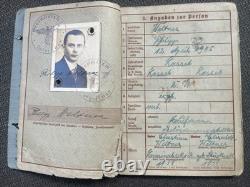 LOT (3) Original WWI WWII Soldat Allemand Wehrpass Heer (Armée) Argent Lettres