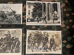 LOT de 10 cartes postales de la Seconde Guerre mondiale de l'armée allemande du Troisième Reich avec des mitrailleuses