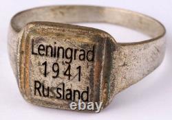 Leningrad 1941 Russie Allemagne Seconde Guerre mondiale Anneau allemand Wehrmacht force