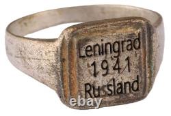Leningrad 1941 Russie Allemagne Seconde Guerre mondiale Anneau allemand Wehrmacht force