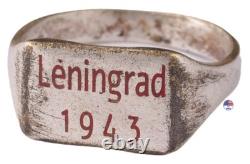 Leningrad 1943 Russie Seconde Guerre mondiale Anneau allemand WWII Armée allemande Wehrmacht Force gothique
