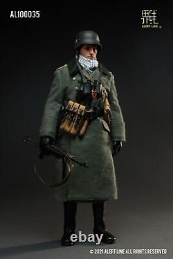 Ligne d'alerte 1/6 AL100035 Figurine de l'officier de l'armée allemande de la Seconde Guerre mondiale modèle de figurine masculine de 12 pouces