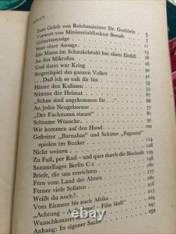 Livre d'humour de soldats allemands de la Seconde Guerre mondiale, émission de demandes radio, artistes pour l'armée 1