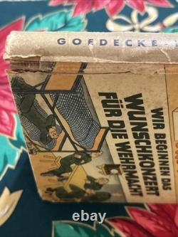 Livre d'humour de soldats allemands de la Seconde Guerre mondiale, émission de demandes radio, artistes pour l'armée 1