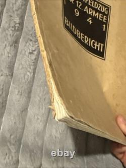 Livre photo original de la Seconde Guerre mondiale sur la campagne des Balkans 1941 12e armée Bildbericht