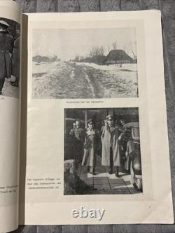 Livre photo original de la Seconde Guerre mondiale sur la campagne des Balkans 1941 12e armée Bildbericht