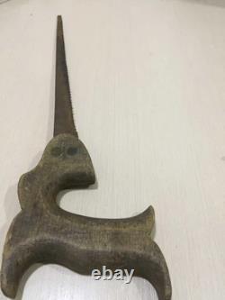 Lot d’outils de réparation de campagne de l’armée allemande originale de la Seconde Guerre mondiale : alêne, tournevis, scie