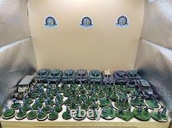 Lot de figurines miniatures à l'échelle 1/72 de l'armée allemande des Alpes durant la Seconde Guerre mondiale