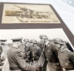 Lot de la Seconde Guerre mondiale 191 Collectibles Militaria Originaux Allemands Album photo de l'armée de la Seconde Guerre mondiale REGARDER