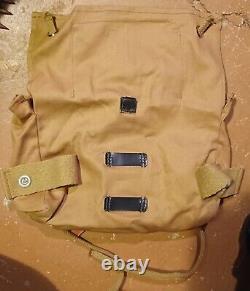 Lot de reconstitution de l'armée allemande de la Seconde Guerre mondiale : cadre A + pack accessoire + sangles de sac à dos Dak Afrika