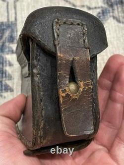 M1880 Première Guerre mondiale Armée allemande Militaire Gewehr 98 Pochette de munitions MARQUÉE UNITAIRE Wurt. IR 123