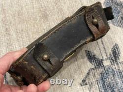 M1880 Première Guerre mondiale Armée allemande Militaire Gewehr 98 Pochette de munitions MARQUÉE UNITAIRE Wurt. IR 123