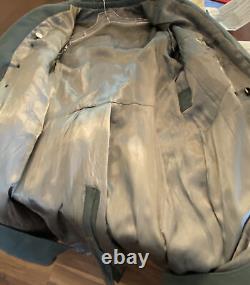 Manteau de grande taille de la police frontalière militaire allemande, manteau de tranchée de l'armée, manteau, daté de 1958