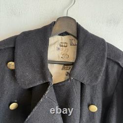 Manteau de tranchée original de l'armée de la République de Weimar allemande d'avant la Seconde Guerre mondiale des années 1920