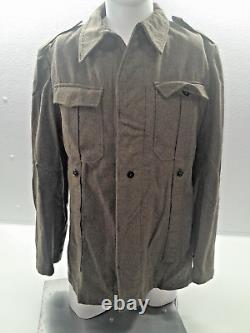 Manteau en laine vintage de l'armée allemande de l'après-guerre et pantalons imperméables G. O. Bucking-Alsfeld