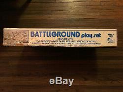 Marx Battleground Unused Play Set # 4756 Seconde Guerre Mondiale Armée Allemande Américaine De Nice 1970