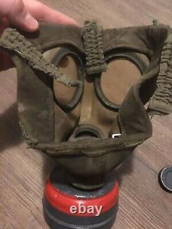 Masque À Gaz Allemand Ww 2 Avec Filtre 1938 Soldat, Militaire, Original, Armée