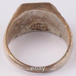 Mécanicien radio WW2 Anneau allemand Armée allemande Wehrmacht force Bijoux d'horreur