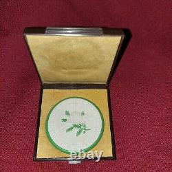 Médaille de table en porcelaine dans une boîte pour la 1ère armée allemande d'Afrique du corps de la Seconde Guerre mondiale à 100% d'origine