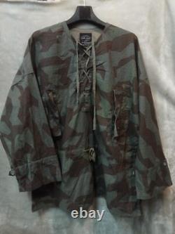 Mil-tec Veste de terrain réversible en camouflage éclaté de l'armée allemande de la Seconde Guerre mondiale