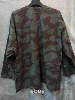 Mil-tec Veste de terrain réversible en camouflage éclaté de l'armée allemande de la Seconde Guerre mondiale