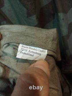 Mil-tec Veste de terrain réversible en camouflage éclaté de l'armée allemande de la Seconde Guerre mondiale