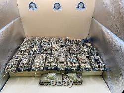 Miniatures à l'échelle 1/72 de l'Armée allemande de la Seconde Guerre mondiale WW2 Panzers - Lot de 172