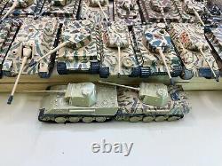 Miniatures à l'échelle 1/72 de l'Armée allemande de la Seconde Guerre mondiale WW2 Panzers - Lot de 172