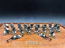 Modèle fini de jouets faits maison 1/72 Armée allemande de la WWII (Kharkov 1943) 20 personnes