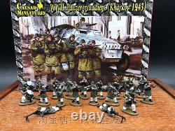 Modèle fini de jouets faits maison 1/72 Armée allemande de la WWII (Kharkov 1943) 20 personnes
