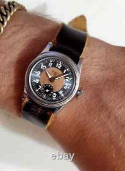 Montre-bracelet WAGNER-RLM de la Luftwaffe pour pilote de l'armée allemande pendant la Seconde Guerre mondiale WW2 WWII.
