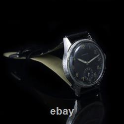Montre-bracelet militaire Wehrmacht DH Longeau A. S. 1130 de l'armée allemande de la Seconde Guerre mondiale