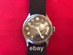 Montre-bracelet militaire allemande originale de la Seconde Guerre mondiale, Co Genf, Suisse