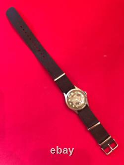 Montre-bracelet militaire allemande originale de la Seconde Guerre mondiale, Co Genf, Suisse